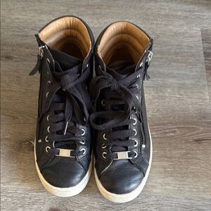 UGG Black Leather High-Tops
